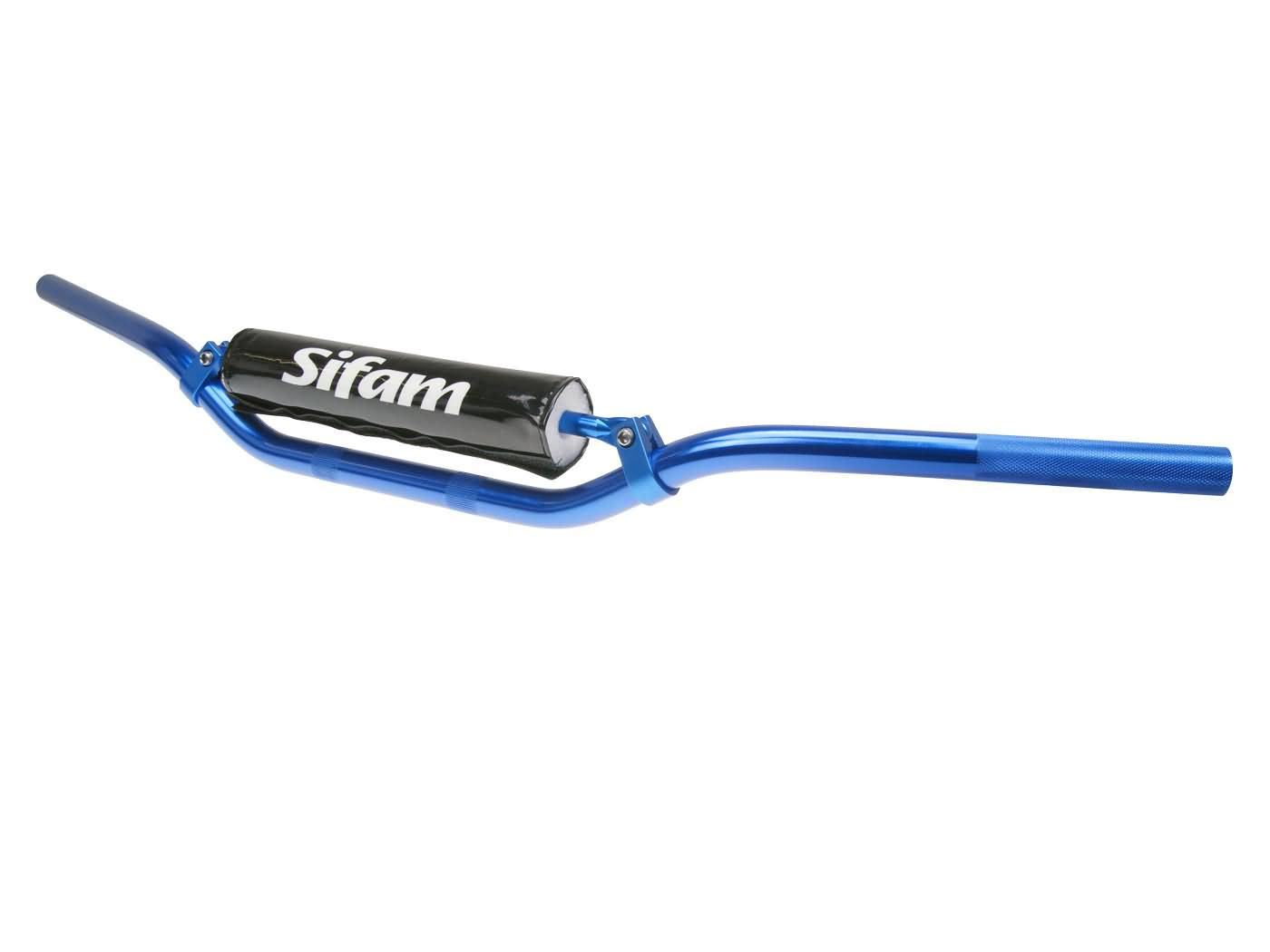 Sifam MX merevített eloxált alumínium kormány - kék - 22mm