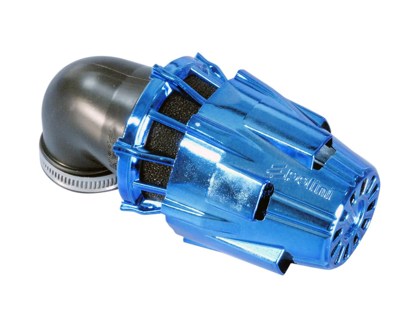 Polini 32mm 90° krómozott kék légszűrő