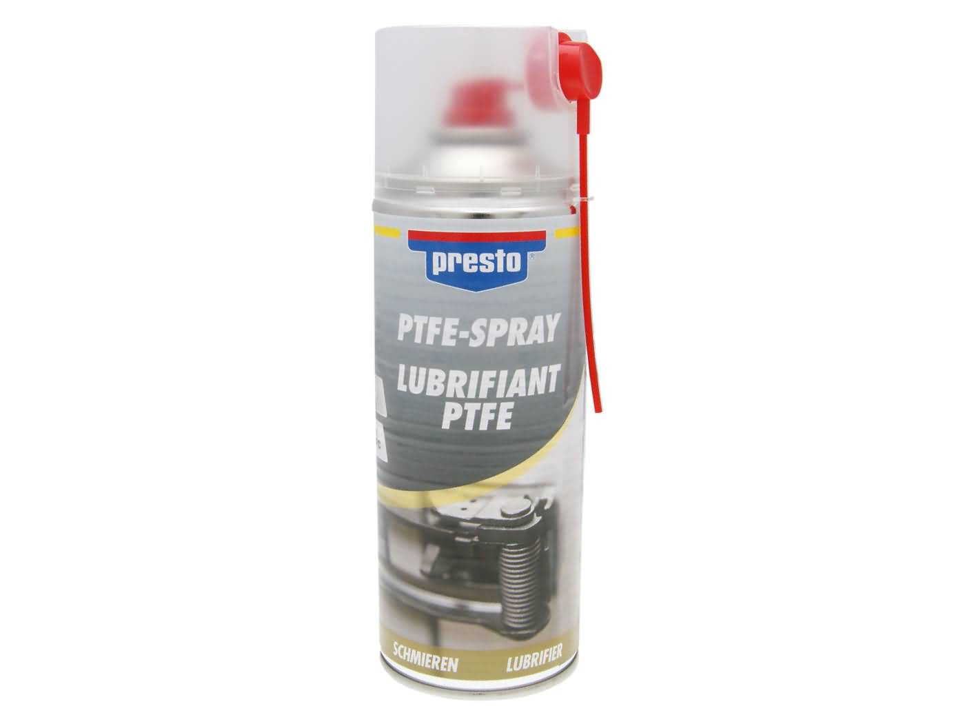 Presto PTFE univerzális átlátszó kenőanyag spray - 400ml
