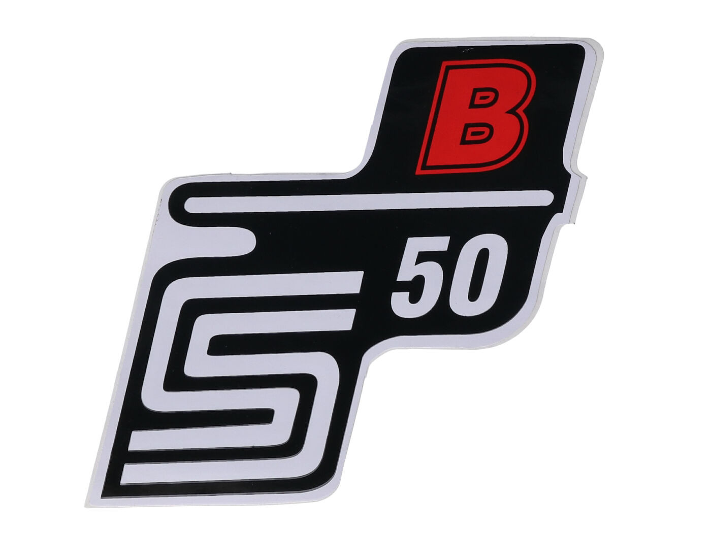 S50 B fólia / matrica piros Simson S50-hez