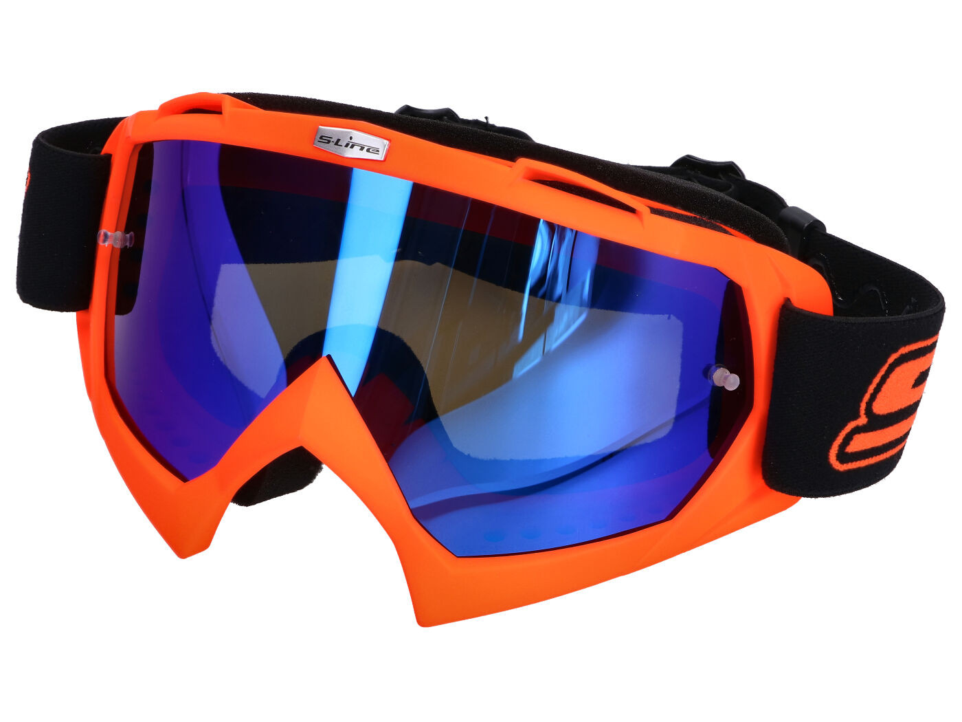 MX szemüveg S-Line narancssárga - Irídium kék