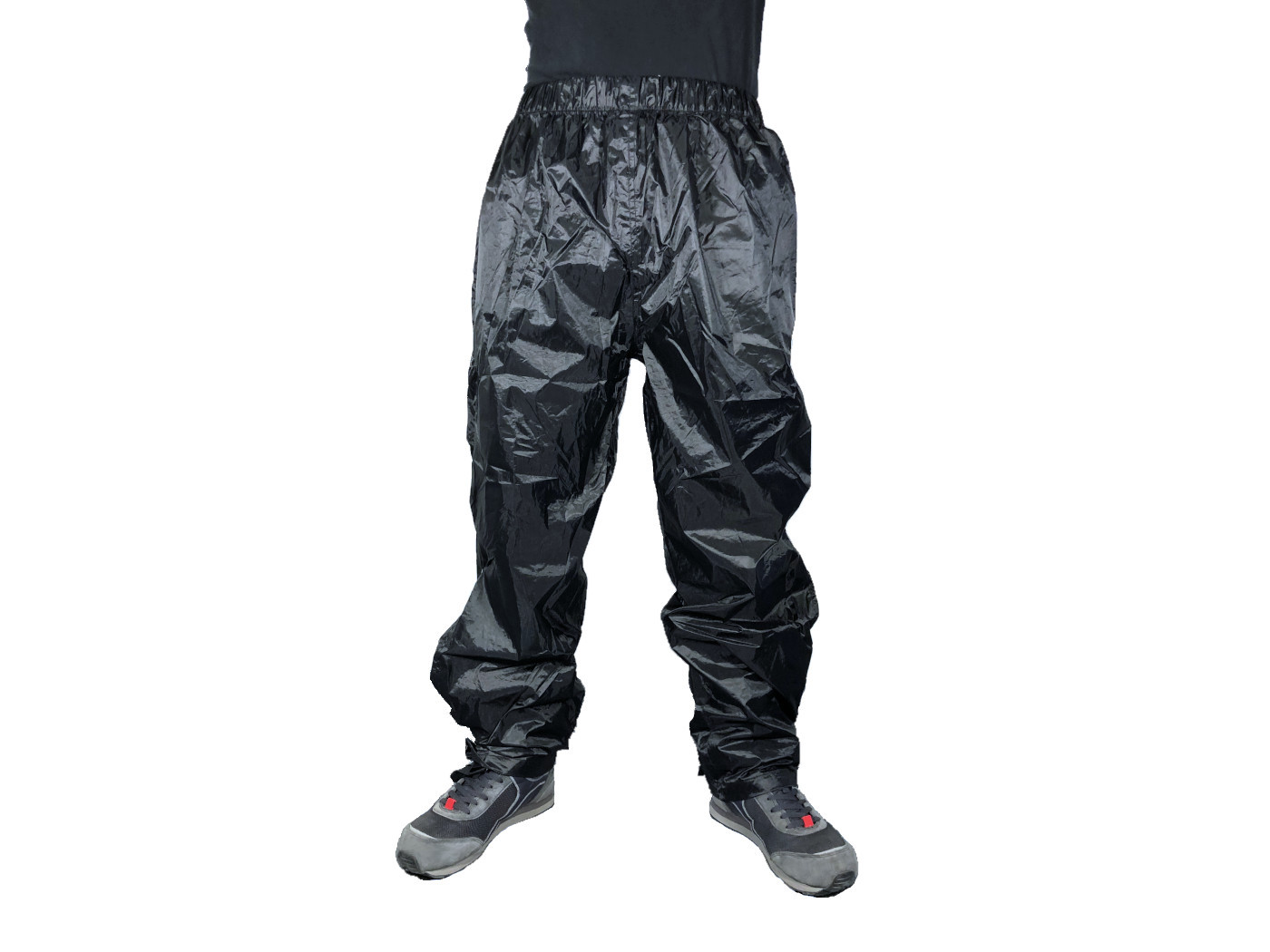 Eső nadrág divatos fekete XL méret
