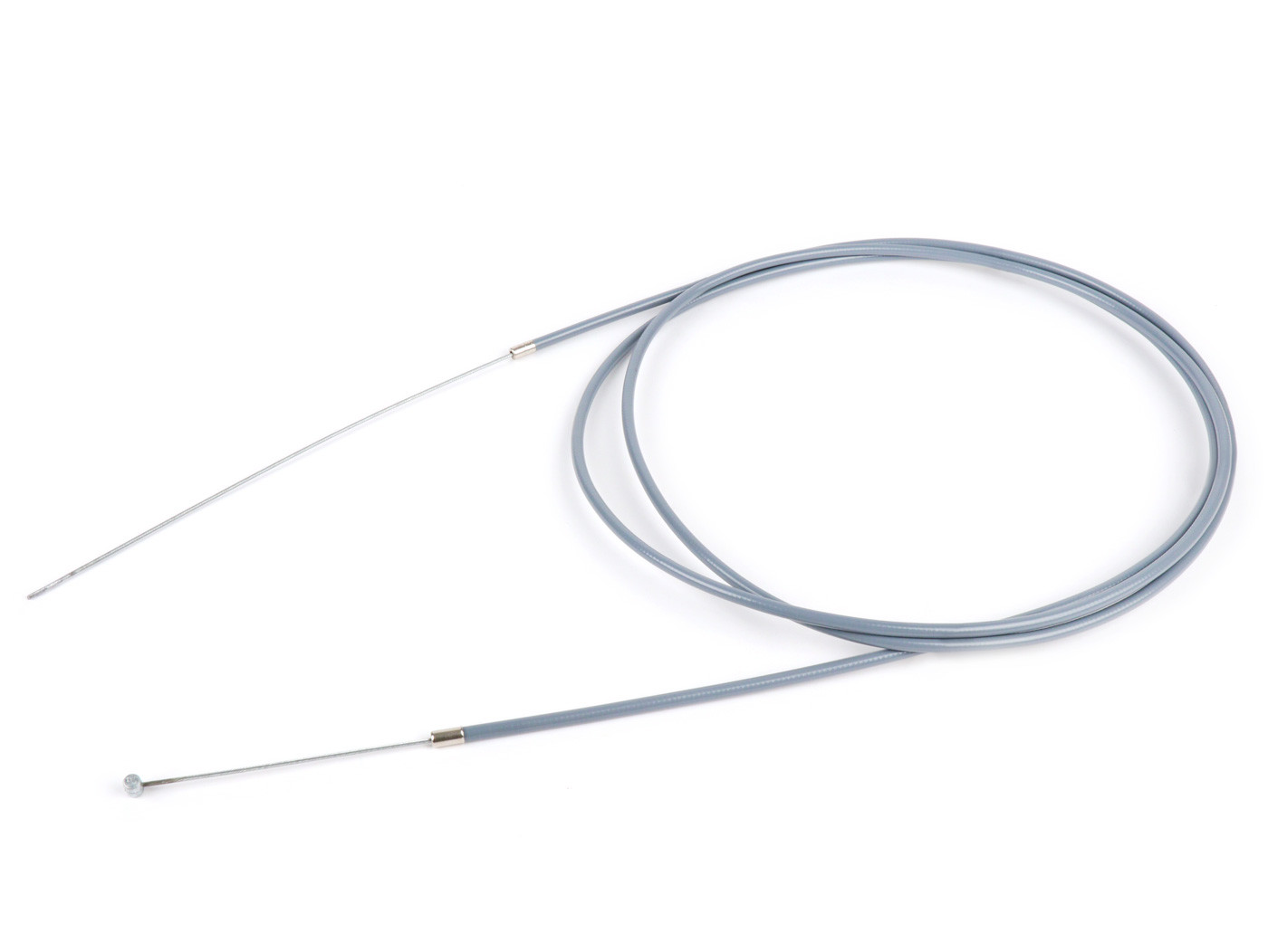 Univerzális kábel BGM Original Ř=1.6mm x 2500mm, köpeny= 2200mm, mellbimbó Ř=5.5mm x 7.5mmmm, belső köpeny PE, szürke, váltókábelként használt.