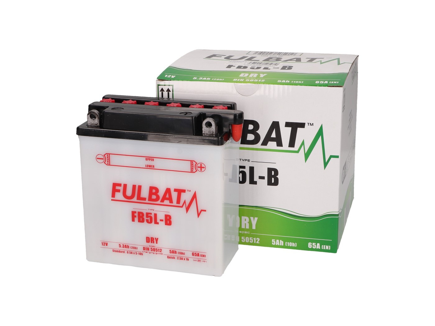 Fulbat FB5L-B DRY száraz akkumulátor + savcsomag