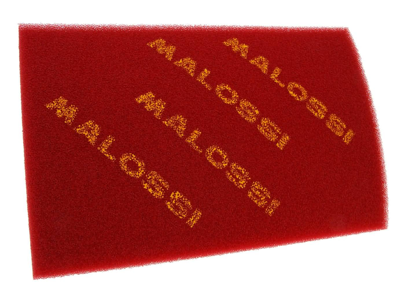 Malossi univerzális kétrétegű piros légszűrőbetét 300x200mm