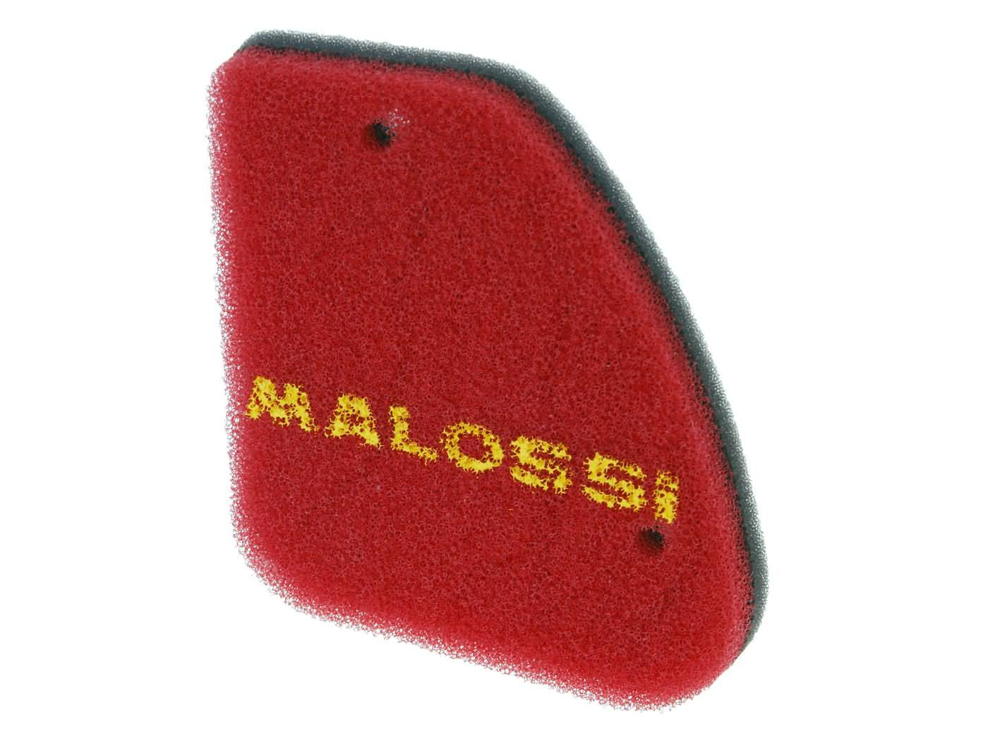 Malossi kétrétegű piros légszűrőbetét - Peugeot (állóhengeres)