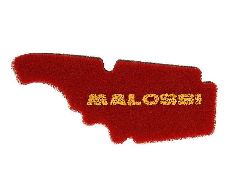 Malossi kétrétegű piros légszűrőbetét - Piaggio, Aprilia, Derbi, Vespa