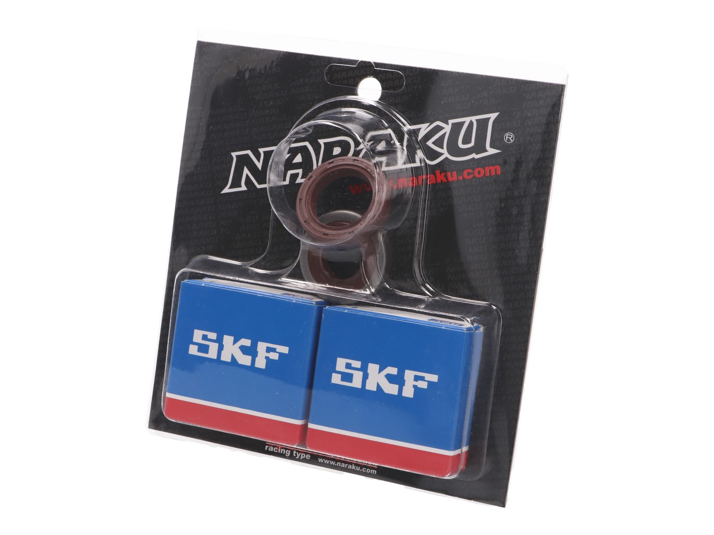 Főtengely csapágy szett Naraku SKF metal cage - Minarelli AM