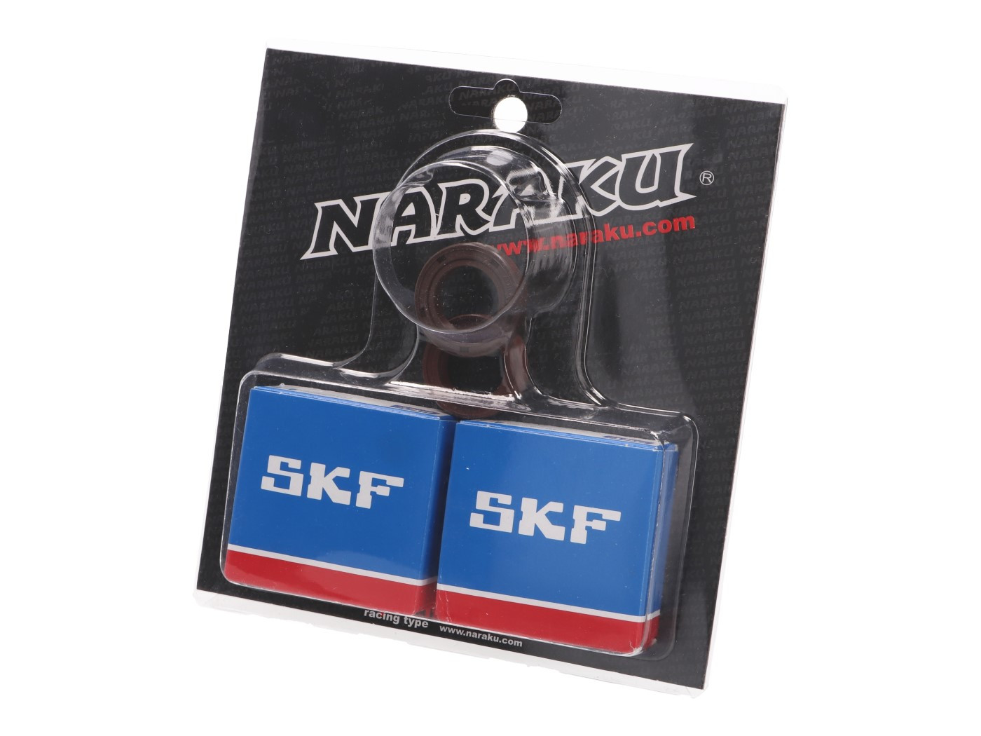 Főtengely csapágy szett Naraku SKF metal cage - Piaggio