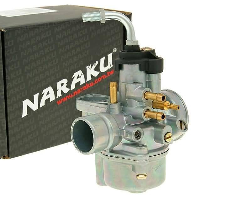 Karburátor Naraku 17.5mm, elektromos szivató / hidegindító kompatibilis - Minarelli, Peugeot