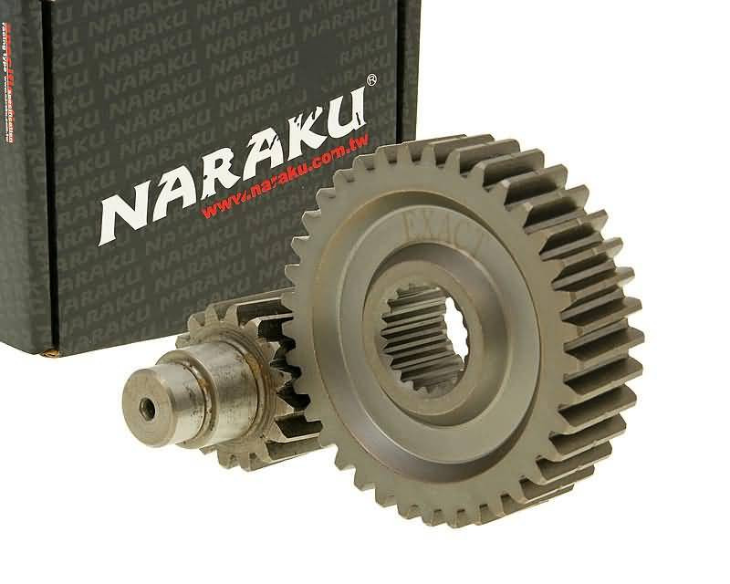 Naraku Racing +25%-os, 16/37 arányú szekunder végáttétel növelő szett - GY6 125/150cc 152/157QMI