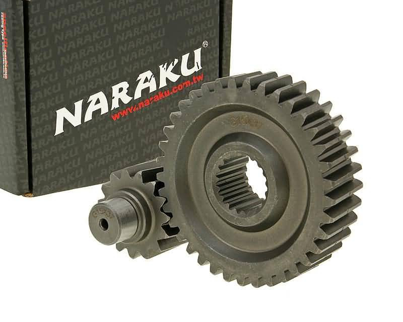 Naraku Racing +20%-os, 15/37 arányú szekunder végáttétel növelő szett - GY6 125/150cc 152/157QMI
