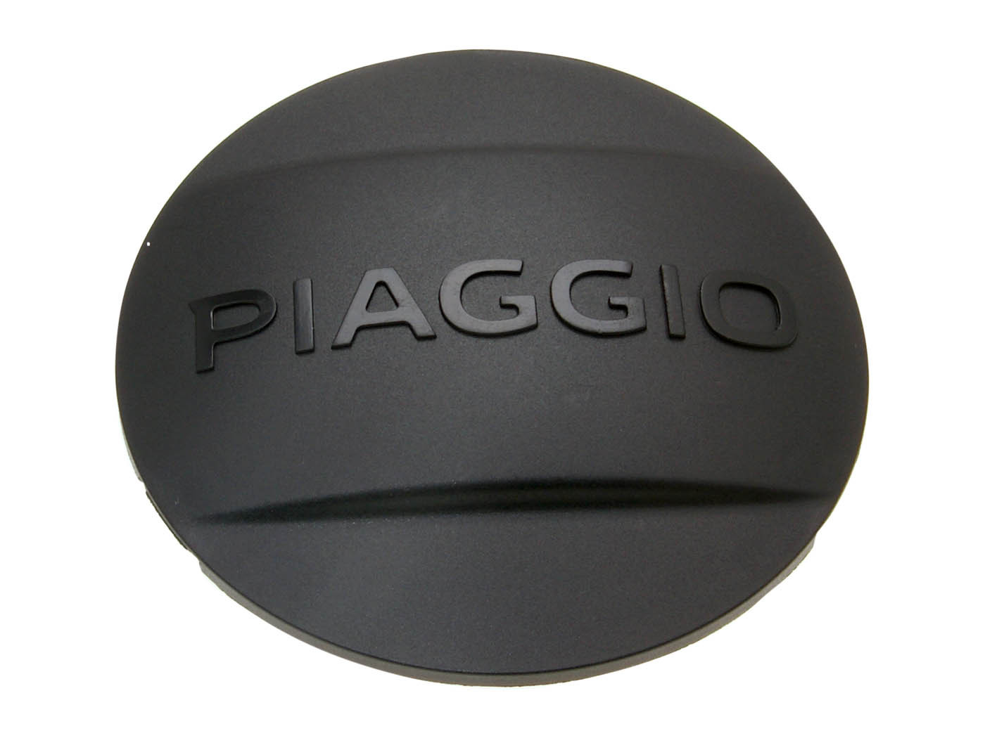 OEM fekete "PIAGGIO" variátorfedél sapka - Aprilia, Gilera, Piaggio Leader, Quasar 125-300