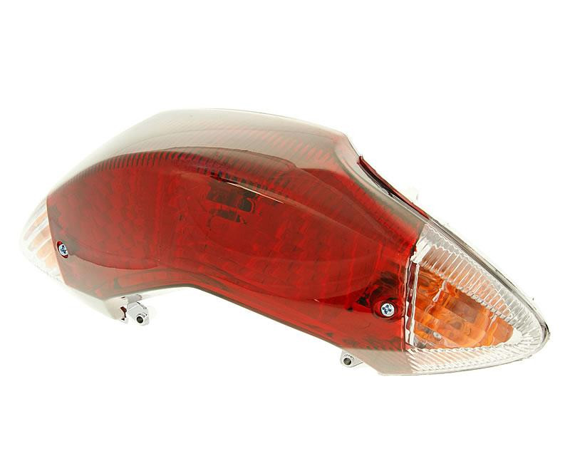 Hátsó fényszóró szerkezet piros / fehér - MBK Mach G, Yamaha Jog 50 RR