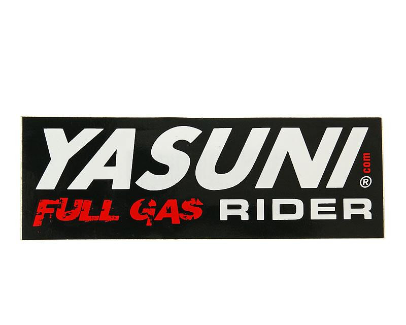 Matrica Yasuni Full Gas Rider 110x38mm