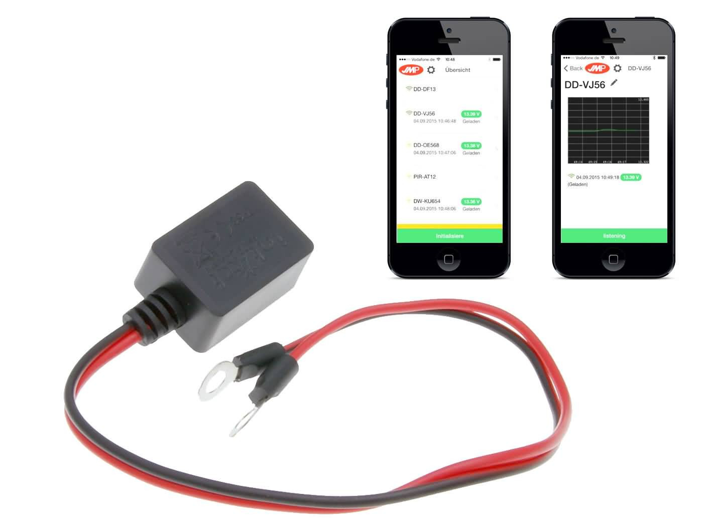 Akkumulátor monitor, okostelefonhoz és tablethez (Ios, Android) - bluetooth