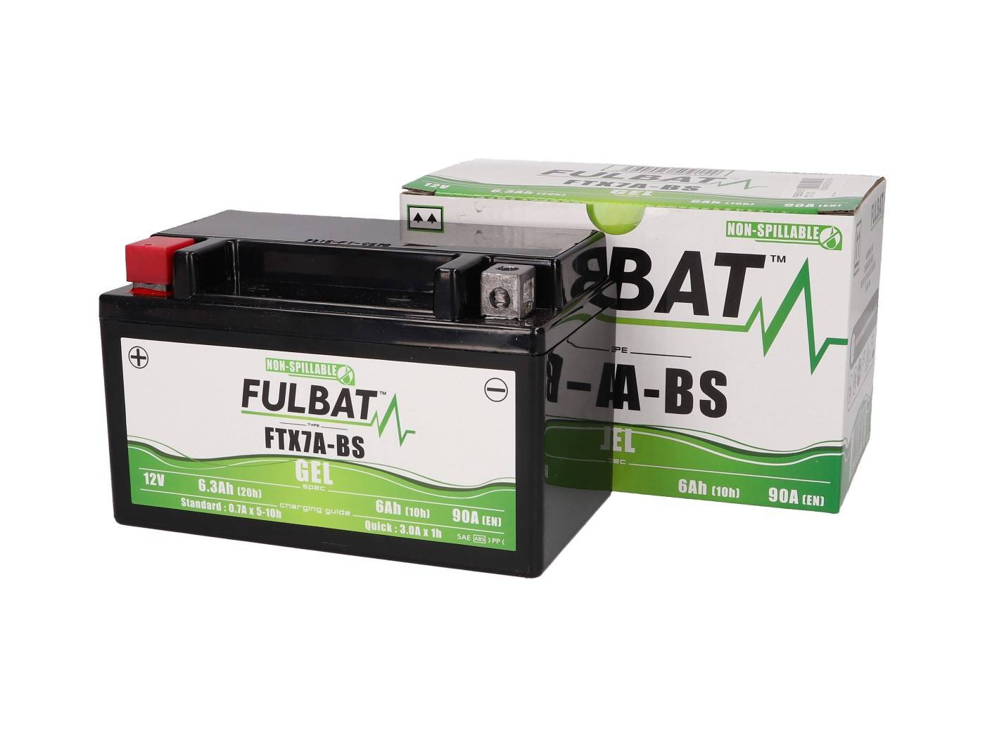 Fulbat FTX7A-BS GEL zselés akkumulátor