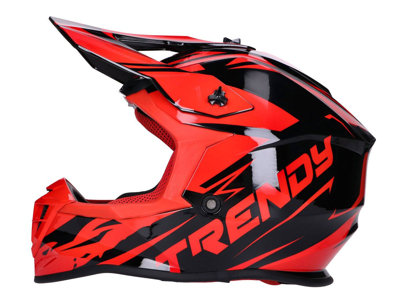 Sisak Motocross Trendy T-903 Leaper fekete / piros - L méret (59-60)