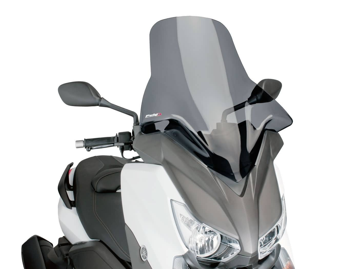 Robogó szélvédő Puig V-Tech Touring sötét füst, Yamaha X-Max 125, 250, 400 14-