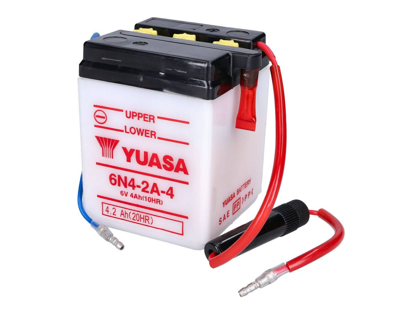 Yuasa 6N4-2A-4 akkumulátor - savcsomag nélkül