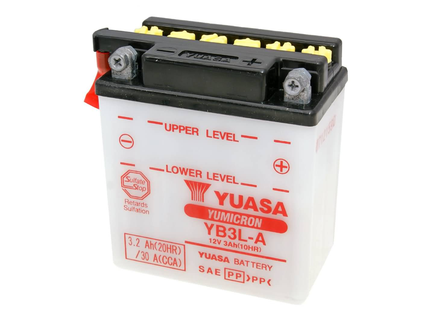 Yuasa YuMicron YB3L-A akkumulátor - savcsomag nélkül