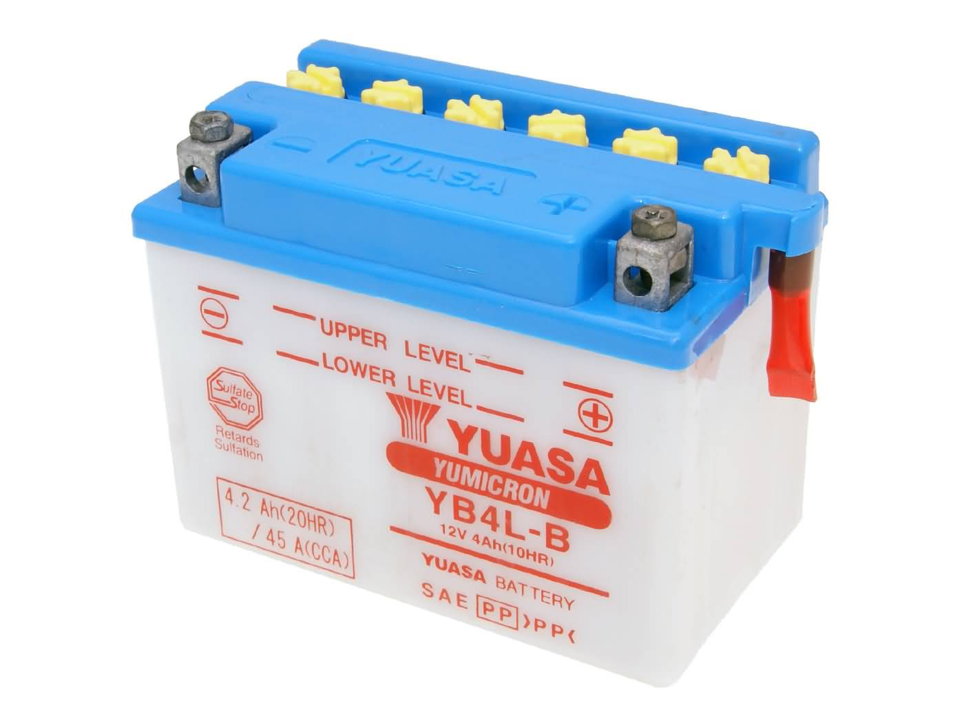 Yuasa YuMicron YB4L-B akkumulátor - savcsomag nélkül