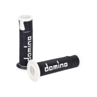 Domino A450 On-Road Racing markolatszett fekete / fehér, nyitott végekkel