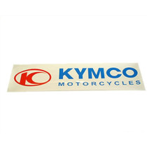 Matrica Kymco 111x27mm átlátszó