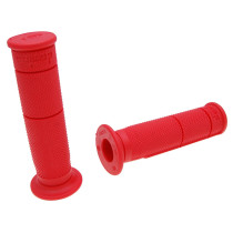 Domino 22mm piros gumi kormánymarkolat szett hüvelykujjas gázkarhoz - quad, ATV