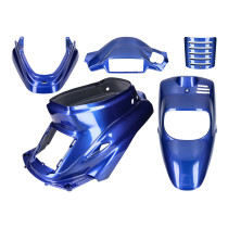 Védőburkolat készlet kék metál 5 darab MBK Booster -2004, Yamaha BWS -2004, Yamaha BWS -2004, Yamaha BWS -2004