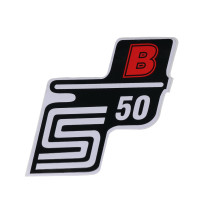 S50 B fólia / matrica piros Simson S50-hez