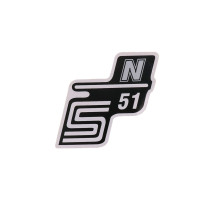 S51 N fólia / matrica ezüst a Simson S51-hez