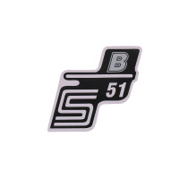 S51 B fólia / matrica ezüst a Simson S51-hez