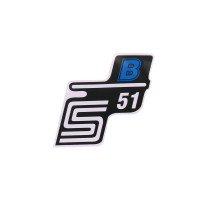 Írás S51 B fólia / matrica kék Simson S51 számára