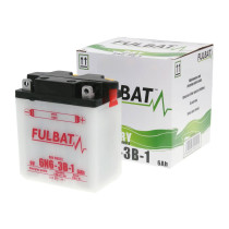Fulbat 6V 6N6-3B-1 DRY száraz akkumulátor + savcsomag
