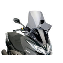 Robogó szélvédő Puig V-Tech Touring sötét füst, Kawasaki J300