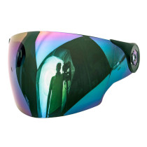 rainbow colors visor for helmet coated Speeds Jet City Size XS-M