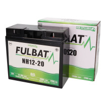 Fulbat NH12-20 / NH12-18 GEL zselés akkumulátor fűnyíró traktorokhoz és gépekhez