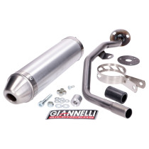 Hátsó hangtompító Giannelli alumínium Peugeot XPS TL 50 06-07 számára