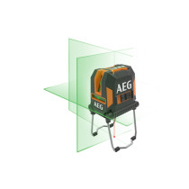 AEG Keresztvonalas lézer fém lábakkal (zöld) CLG330-K