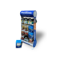 PANASONIC Prémium pult display 14 féle termékkel (131 részes)