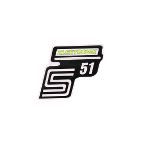 S51 elektronikai fólia / matrica neon sárga Simson S51-hez